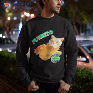 purrito cat burrito shirt sweatshirt 1