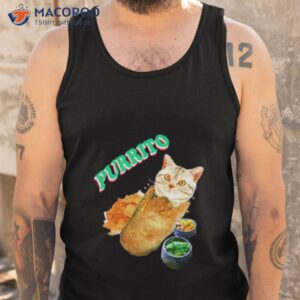 purrito cat burrito shirt tank top