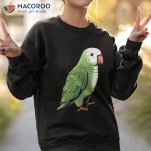 quaker parrot green bird pet owner shirt sweatshirt 2