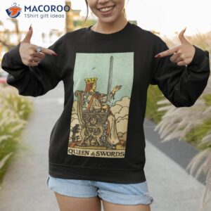 queen of swords tarot shirt sweatshirt