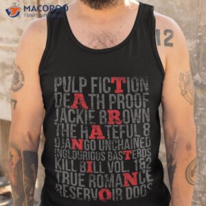 quentin tarantino movies vintage grunge style t shirt tank top 1