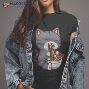 ra cat neko anime kawaii lover japanese gifts teens shirt tshirt 2