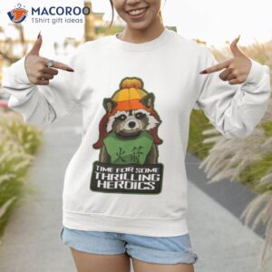 raccoon finds serenity shirt sweatshirt 1