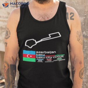 racing baku city circuit f1 records shirt tank top