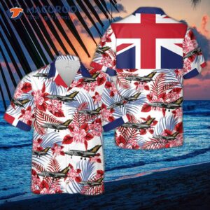 Raf Tornado Gr4 "31 Squadron 100th Anniversary" Za548 Hawaiian Shirt