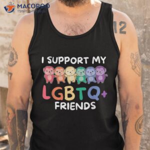 rainbow flag gay pride lgbtq monkey shirt tank top