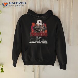 rambo 2008 2023 thank you for the memories signatures shirt hoodie