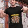 Ramones Rockaway Beach Cartoon Shirt