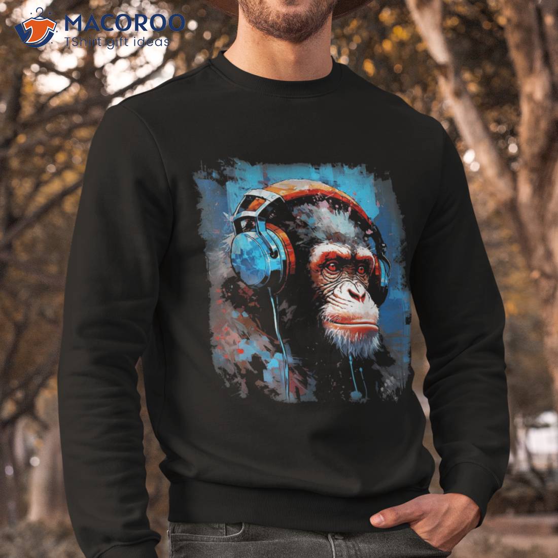 Rave Edm Monkey Headphone Shirt Rave Edm Monkey Headphone Shirt