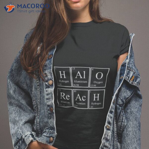 Reach Periodic Table Halo Game Shirt