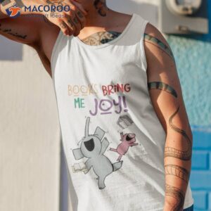 reading librarian elephant and piggie shirt tank top 1