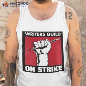 rebekah entralgo writers guild on strike shirt tank top