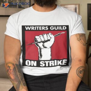 rebekah entralgo writers guild on strike shirt tshirt