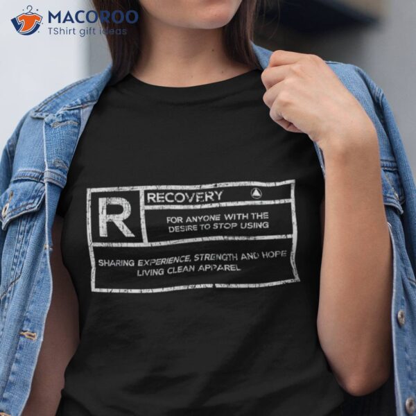 Recovery – Sobriety Anniversary Sober Aa Na Shirt