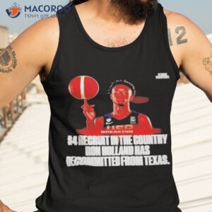 recruit in the country ron holland has decommitted from texas shirt tank top 3