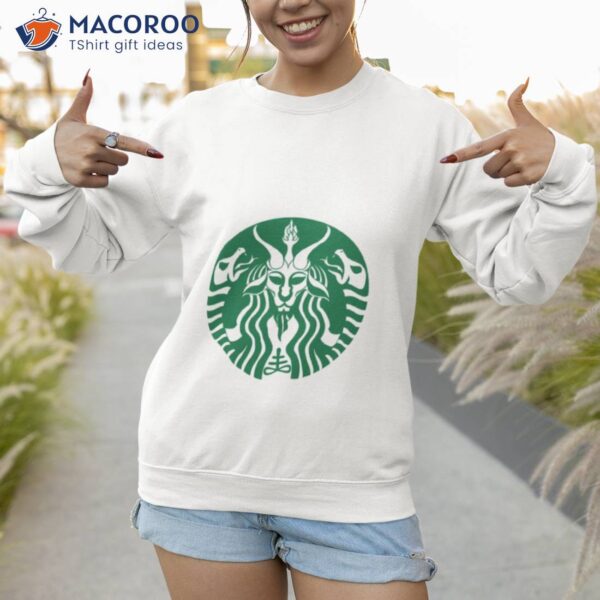 Red Cup Baphomet Star Bucks Shirt