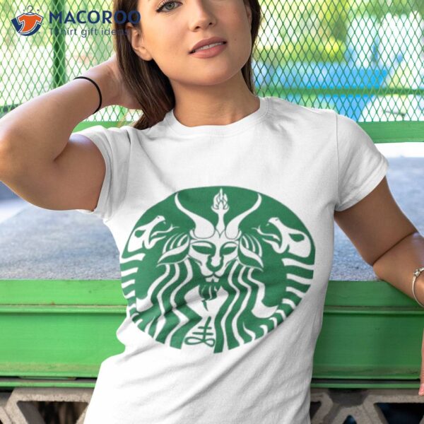 Red Cup Baphomet Star Bucks Shirt