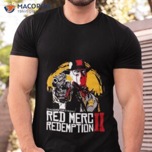 red merc redemption ii shirt tshirt