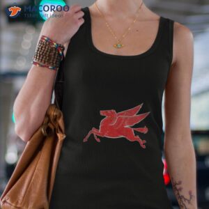 red pegasus distressed version facing left shirt tank top 4