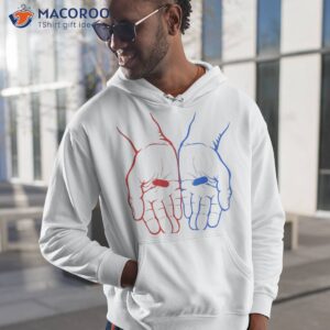 red pill or blue pill the matix t shirt hoodie 1