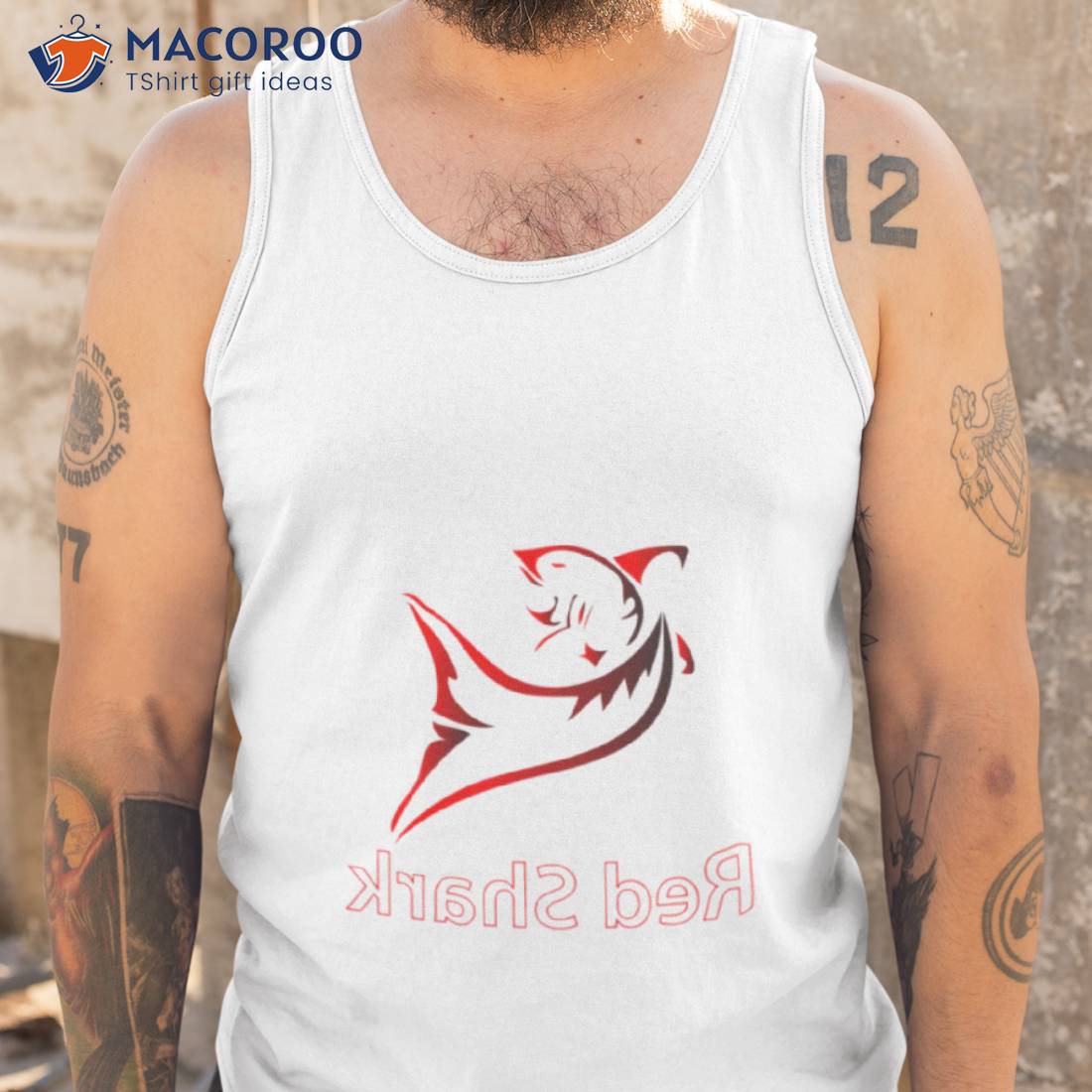 Red Shark In Reverse Shirt Red Shark In Reverse Shirt