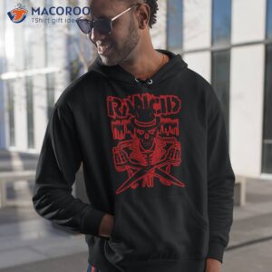 red skull gods rancid band shirt hoodie 1