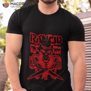 red skull gods rancid band shirt tshirt