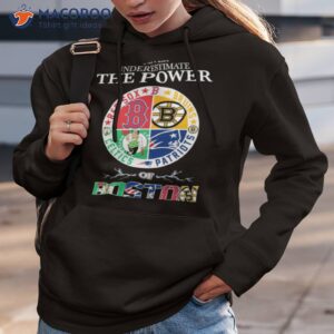 red sox bruins patriots and celtics never underestimate the power of boston shirt hoodie 3