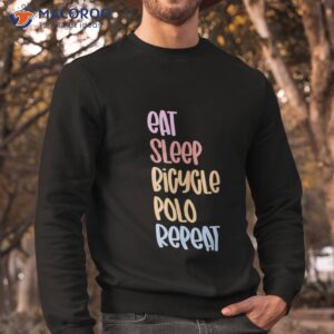 repeat bicycle polo vintage polo shirt sweatshirt