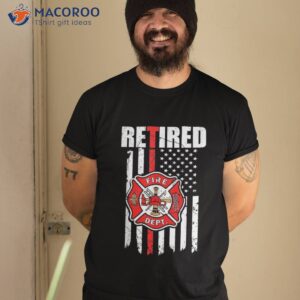 retired firefighter american flag retiret 2021 fireman shirt tshirt 2