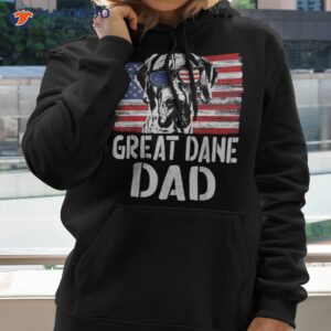 retro american flag great dane dad dog gift for fathers day shirt hoodie 2