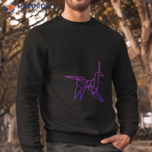 retro blade runner origami unicorn unisex t shirt sweatshirt