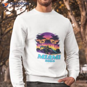 retro colored miami grand prix 2023 shirt sweatshirt