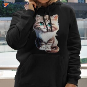 retro cute cat vintage style funny shirt hoodie