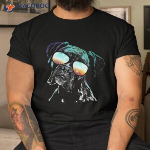 retro disco dog boxer shirt tshirt