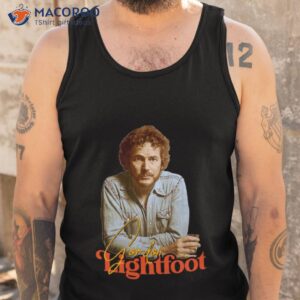 retro folk rock icon music gordon lightfoot shirt tank top