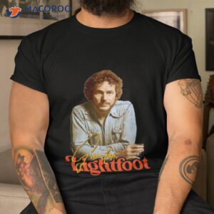 retro folk rock icon music gordon lightfoot shirt tshirt