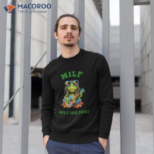 retro frog funny milf froggy frog lover shirt sweatshirt 1