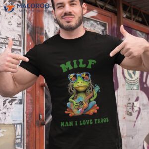 retro frog funny milf froggy frog lover shirt tshirt 1