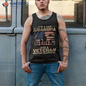 retro i m a dad grandpa and veteran fathers day papa shirt tank top 2