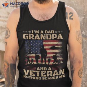 retro i m a dad grandpa and veteran fathers day papa shirt tank top