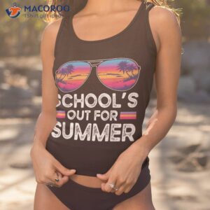 retro last day of school s out for summer teacher boys girls shirt tank top 1