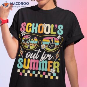 retro last day of school s out for summer teacher boys girls shirt tshirt 1