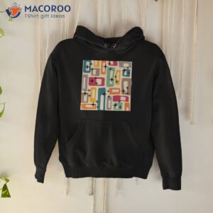 retro mid century modern abstract pattern 154 shirt hoodie