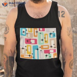 retro mid century modern abstract pattern 154 shirt tank top 1