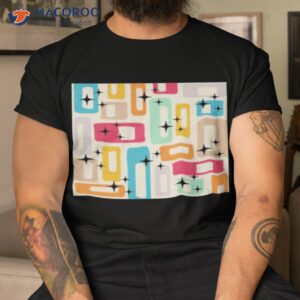 retro mid century modern abstract pattern 154 shirt tshirt 1