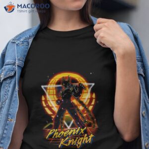 retro phoenix knight saint seiya knights of the zodiac shirt tshirt