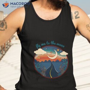 retro roadtrip fly me to the moon art shirt tank top 3