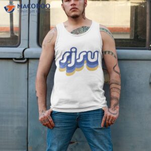 retro san jose state university shirt tank top 2