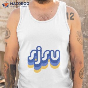 retro san jose state university shirt tank top